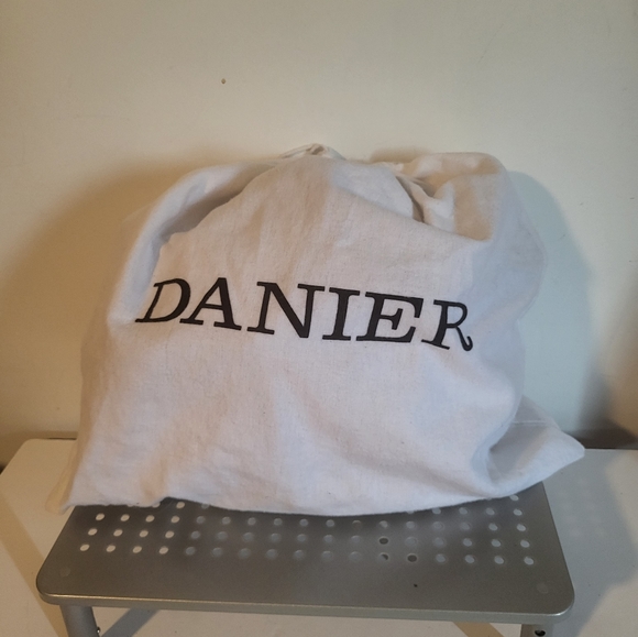 NWOT CREAM DANIER LEATHER STUDDED BAG - Picture 9 of 9